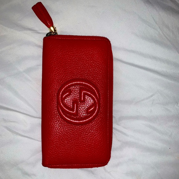 Gucci Handbags - Red GG wallet